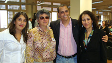 Ana Cristina, Regina Grecco, Ricardo Castilho e Silvia Freedman